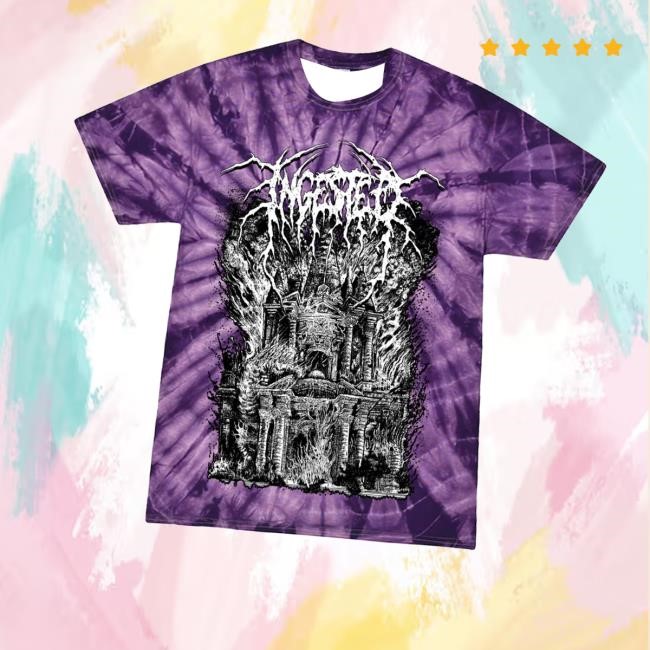 Indiemerch Store Ingested Krieg25 Tie Dyed Tee T-Shirt