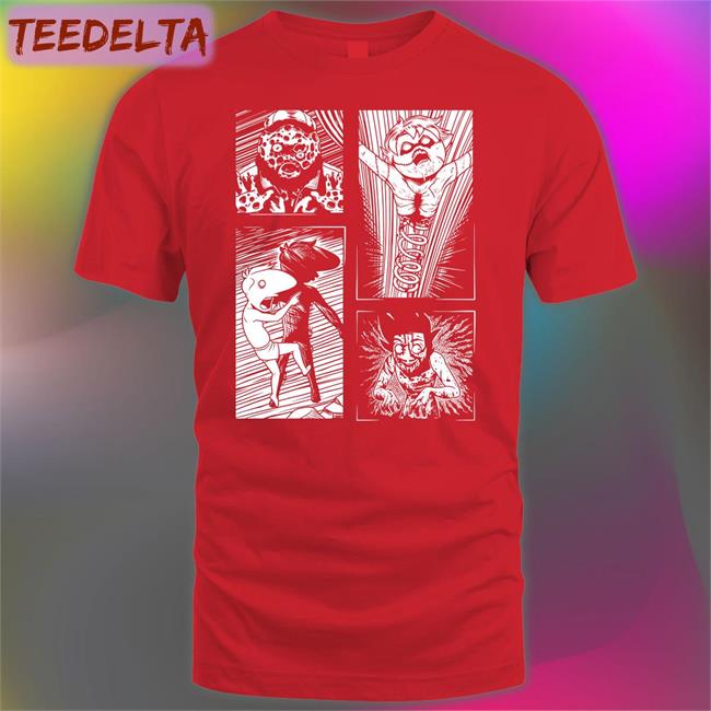 Tie-Dye Spooky Manga Boys 2 Shirt