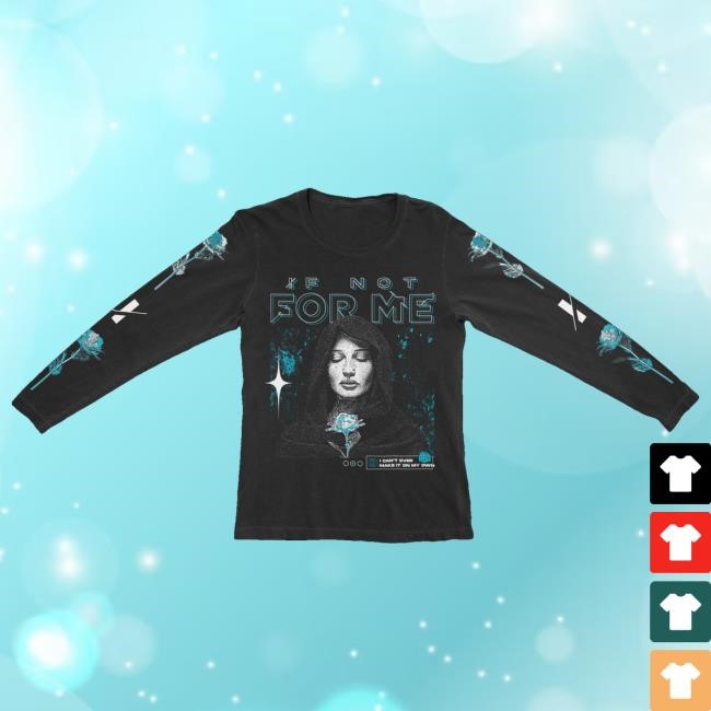 If Not For Me Merch Alone Black Crewneck Sweatshirt