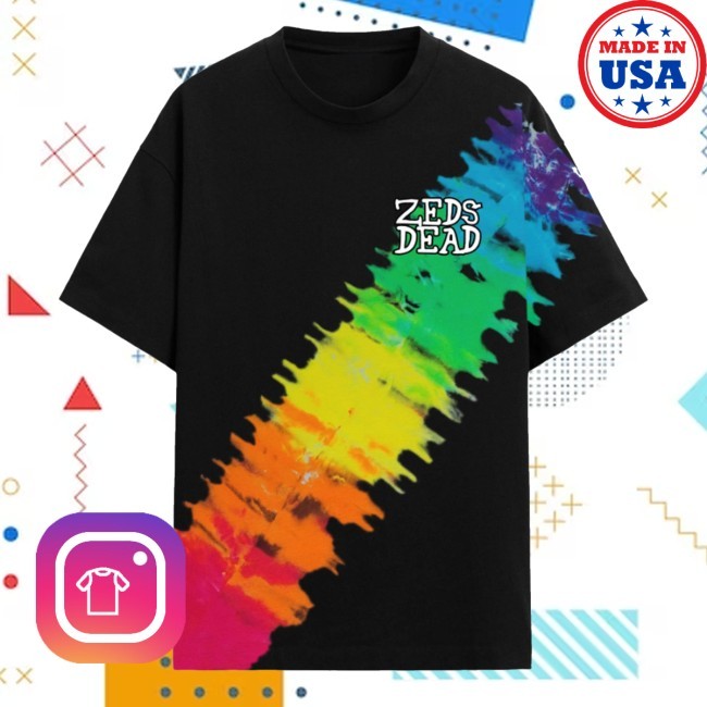 Zeds Dead - Telegazer Tie Dye T-Shirt, Hoodie, Tank Top, Sweater And Long Sleeve T-Shirt