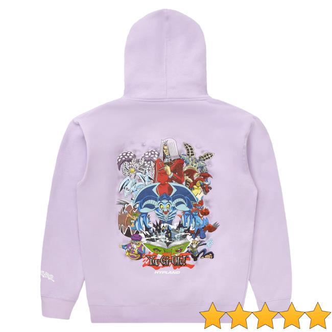 Official Hypland Clothing Merch Store Hypland Yugioh Pegasus Monsters Sweater (Lavender)