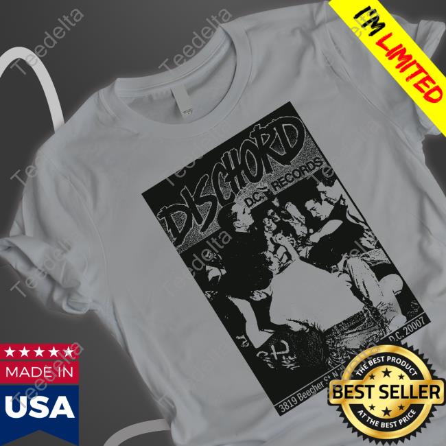 Official Dischord Dc Records 3819 Beecher St Nw Washington Dc 20007 Shirt