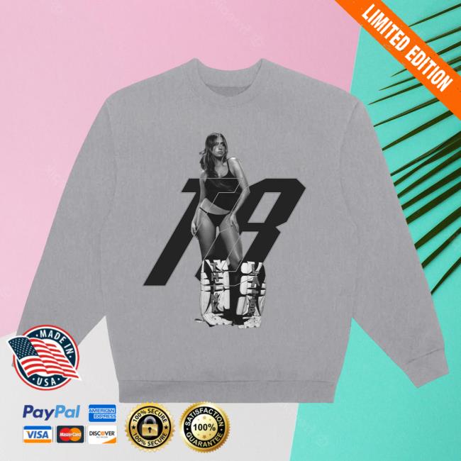 Official Tate Mcrae Merch Store T8 Photo Think Later Sweatshirts Heather Grey TateMcrae Clothing Shop