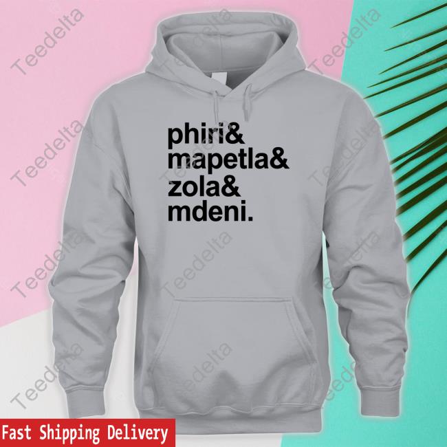 Phiri Mapetla Zola Mdeni Hoodie Mbekezeli Wearing
