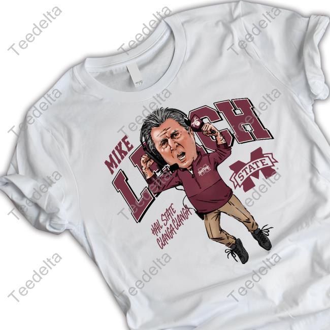 Mike Leach Caricature Shirts Mississippi State University Collection