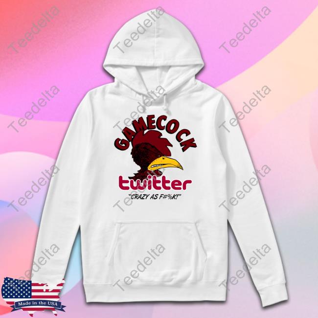 Bull Ward Gamecock Twitter Crazy As Fuck T Shirt