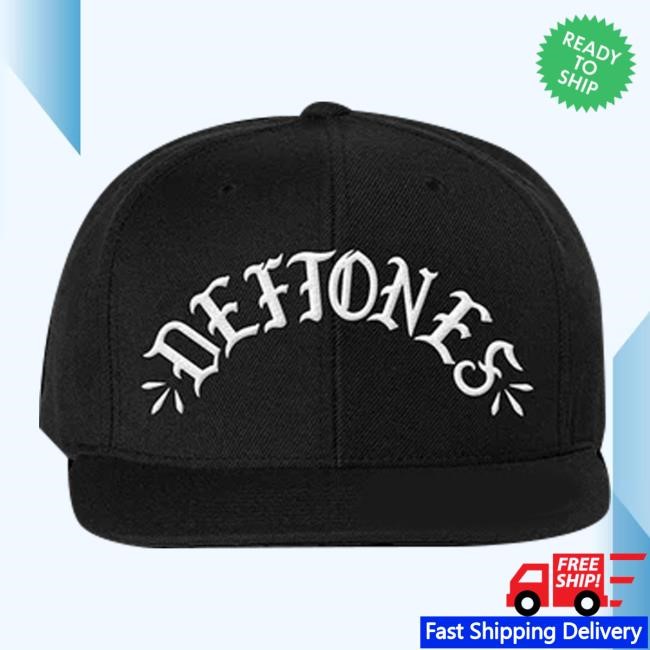 Shop Deftones Store Arch Logo Puff Embroidered Classic Cap