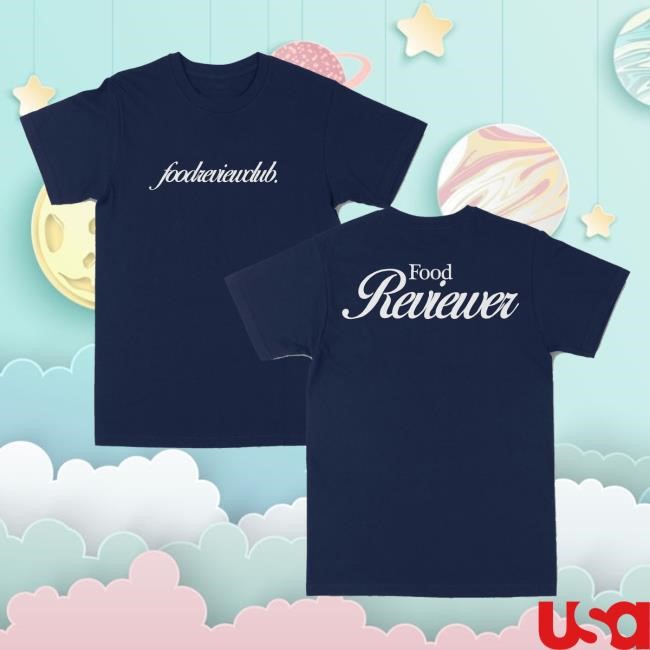 Food Review Club Merch Frc Food Reviewer Tee Shirt