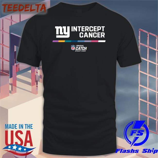 Nfl Store New York Giants Intercept Cancer Shirt