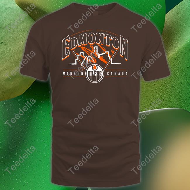 Edmonton Oilers Flannel Foxes Sticks Hoodie