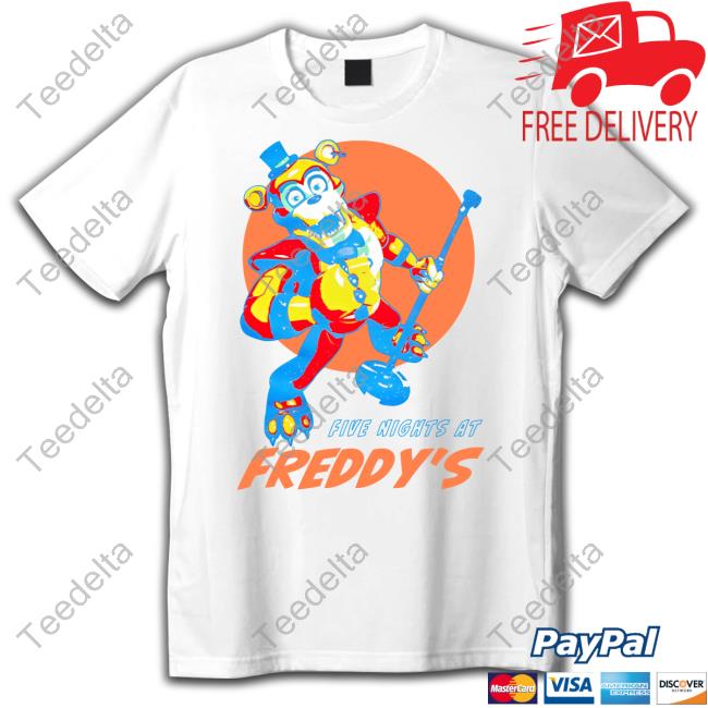 Colorful Freddy Fazbear Five Night's At Freddy's Tee