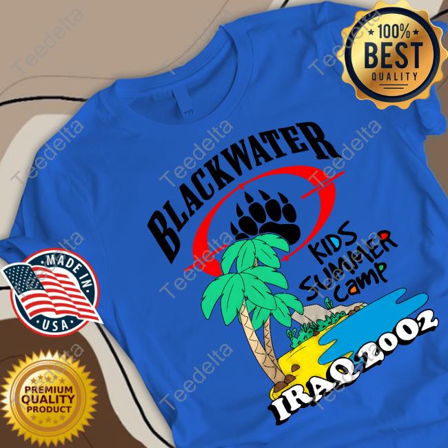 Shirts That Go Hard Black Water Kids Summer Camp Iraq 2002 Sweatshirt