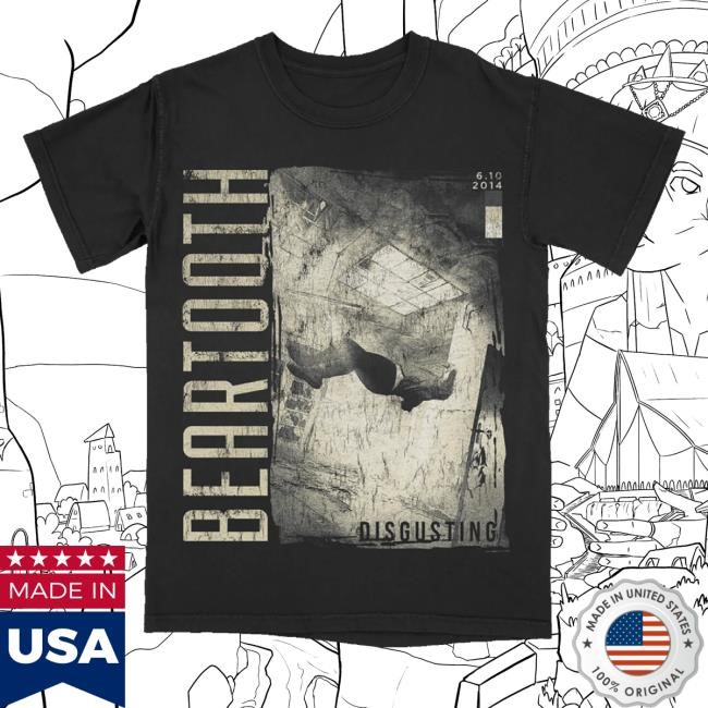 Official Beartooth Merch Disgusting Album Unisex Sweatshirt Album Collection