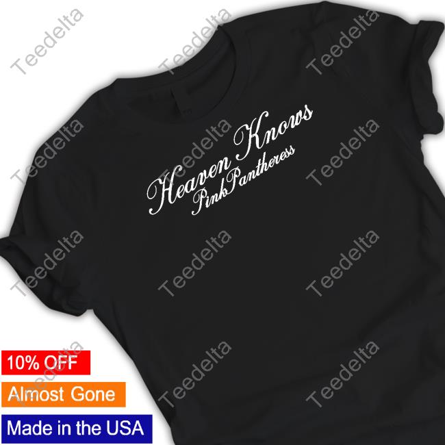 Official Heaven Knows Pink Pantheress Sweatshirt Hourly Pinkpantheress