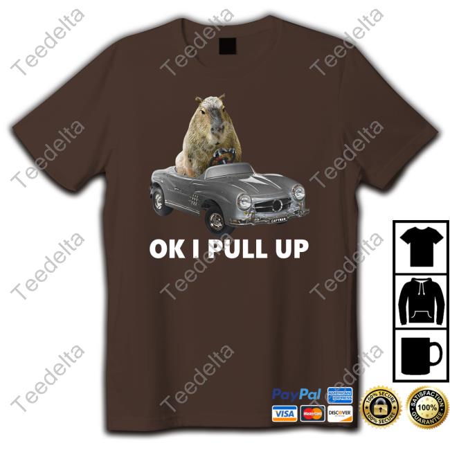 Capybara Car Crewneck Sweatshirt