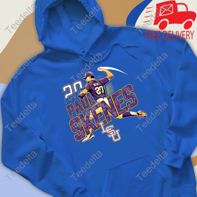 Paul Skenes Fastball Tee Shirt Lsu Nil Store Paul Skenes Fastball Hoodie