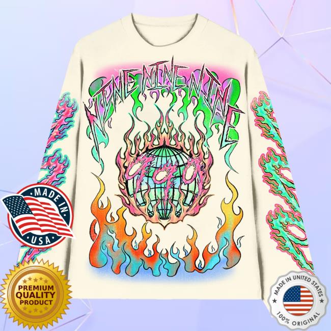 Official 999 Club Juice Wrld Merch Store Eyeball Long Sleeve T-Shirts White 999Club Clothing Juicewrld