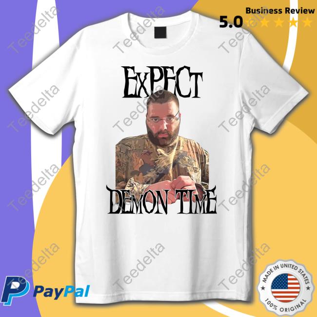 Jersey Jerry Wearing Expect Demon Time Tee Barstoolsports Store