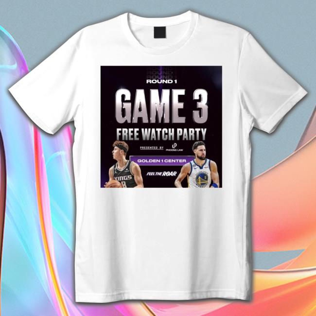 Round Game 3 Free Watch Party Golden 1 Center Feel The Road Sweater