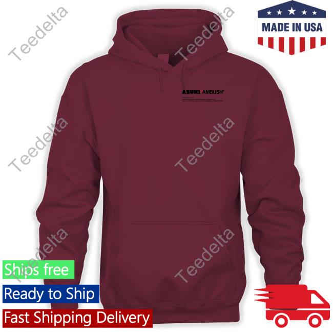 Azuki X Ambush Hoodie Shirt Azuki Merch Azuki Merch Azuki X Ambush Shirt