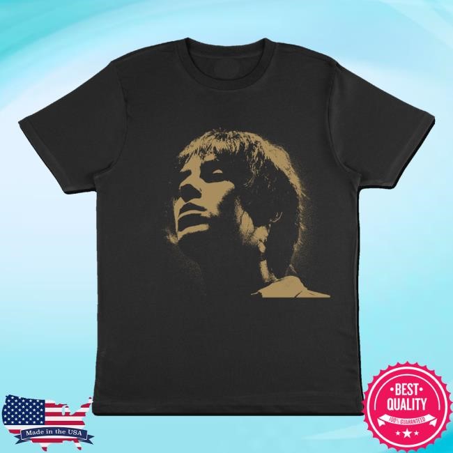 Trending Eurostore Birdy Merch Store Liam Gallagher Lgdm30 Gold Photo T-Shirt Black Shirt