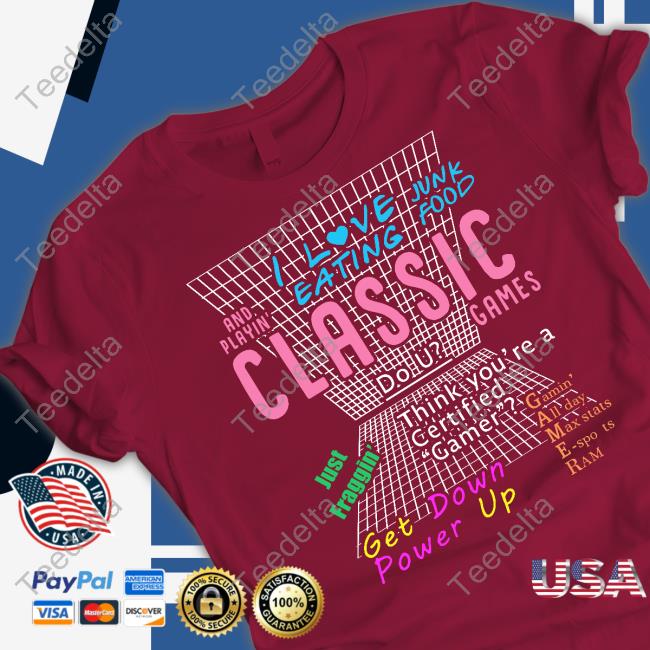 Erika Ishii I Love Eating Classic Games Tee