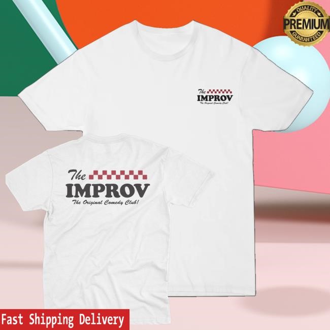 Improv Merch Shop Store Official Checkered Improv Tee Shirt