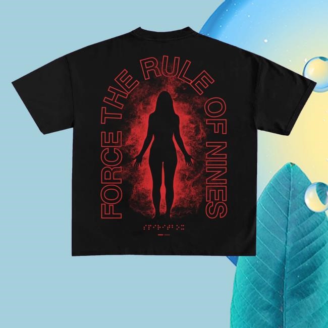 Official Spiritbox Merch Rule Of Nines Black Hoodie Sweatshirt