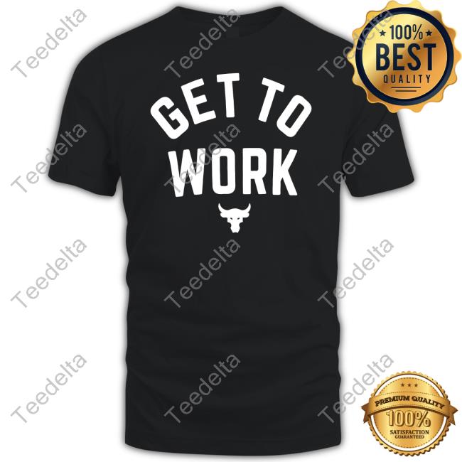 Ua X Project Rock Get To Work Long Sleeve T Shirt
