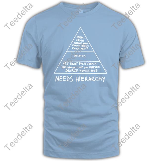 Social Media Account Your Family Doesn't Know About Needs Hierarchy Shirt