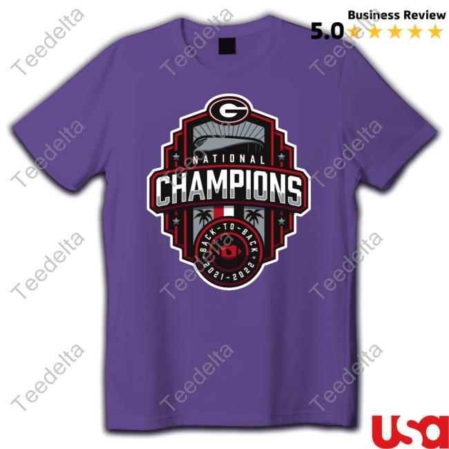 Georgia Bulldogs Football National Champions Logo Sweatshirt