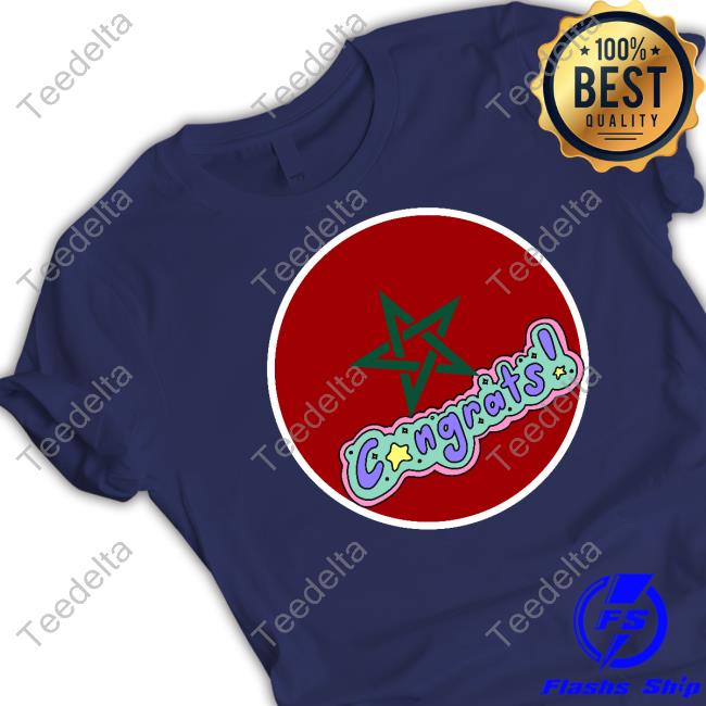 Congrats Morocco Shirt Black