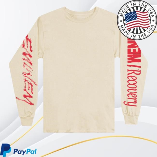 Eminem Merch Shop The Eminem Recovery Longsleeve T Shirt