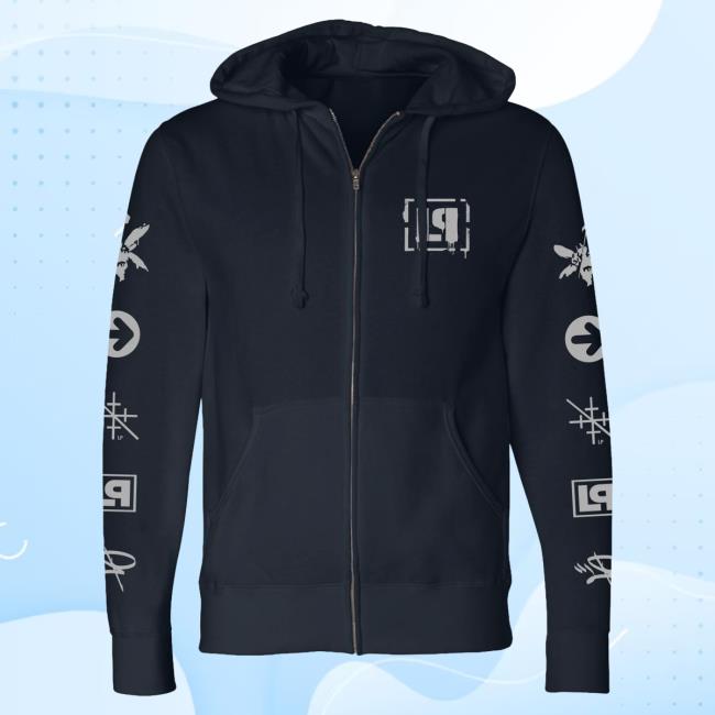 Official Linkin Park Merch Store Lp Icons Navy Crewneck Sweatshirt LinkinPark Apparel Clothing Shop
