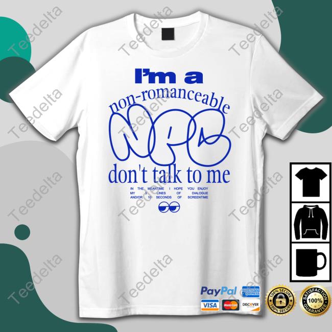 Itskleine I'm A Non Romanceable Don't Talk To Me Long Sleeve Tee Shirt