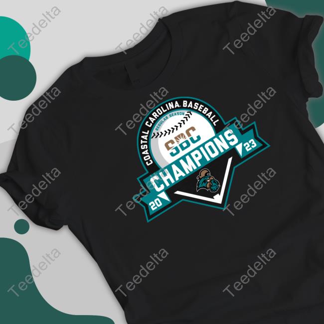 Coastal Carolina Chanticleers 2023 Sun Belt Baseball Regular Season Champions Hooded Sweatshirt