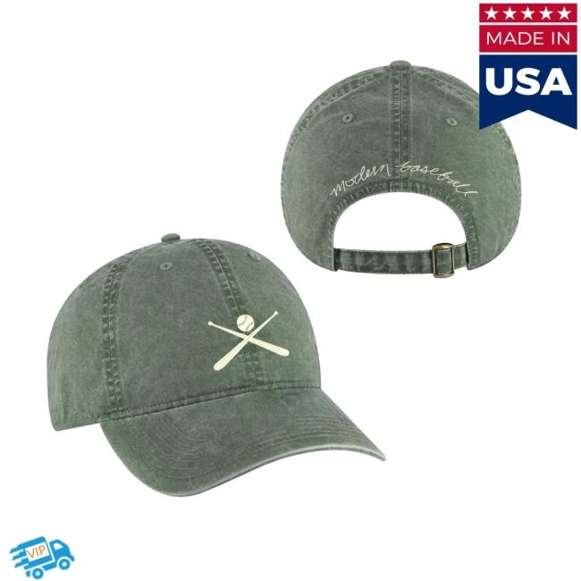 Run For Cover Records Store Modern Baseball Bats Dad Twill Cap Run For Cover Records Store Modern Baseball Bats Dad New Hat