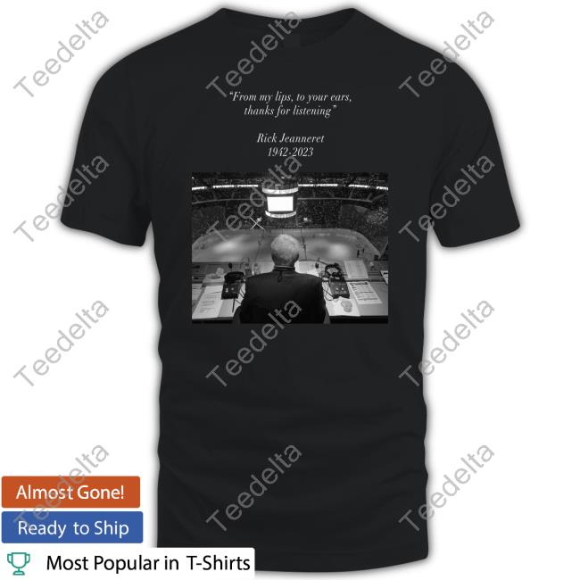 Rick Jeanneret From My Lips To Your Ears Thanks For Listening Rick Jeanneret 1942-2023 Sweatshirt