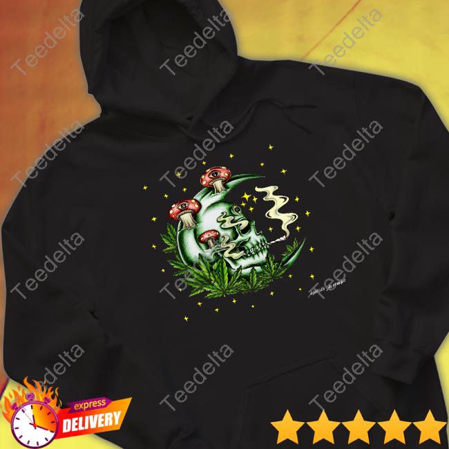 Marcos Alvarado Smoking Moon Tee Shirt