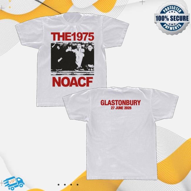 The1975 Merch Store Shop Noacf Photo Glastonbury 2025 T-Shirt
