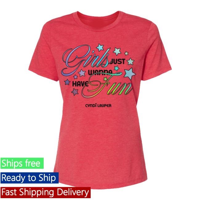 Cyndi Lauper Store Girls Just Want To Have Fun New Shirt