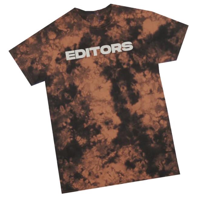 Editors Official Merch Acid Wash Silver Logo T-Shirt, Hoodie, Tank Top, Sweater And Long Sleeve T-Shirt