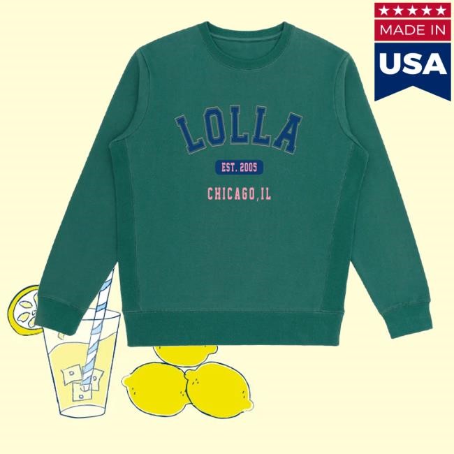 Lolla Collegiate Merch Store Shop Lolla Collegiate Sweater