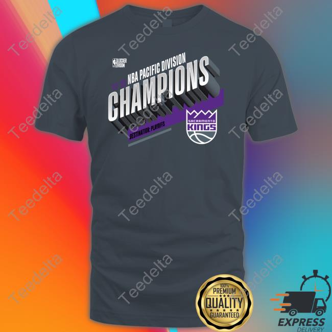 Sacramento Kings Fanatics Branded 2023 Pacific Division Champions Locker Room Hoodie