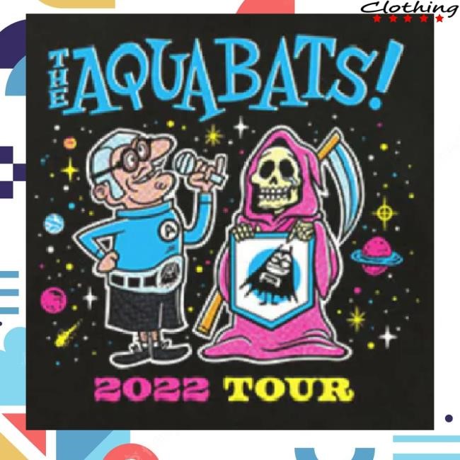 Gloopy Industries Merch The Aquabats 2022 Tour Tee Shirt