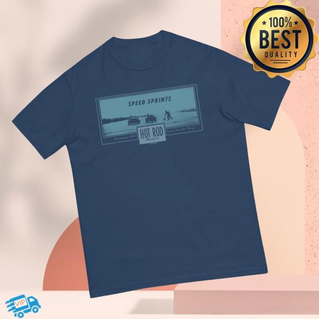 Official Motortrend Merch Hot Rod Speed Sprints Comfort Colors Crewneck Sweatshirt