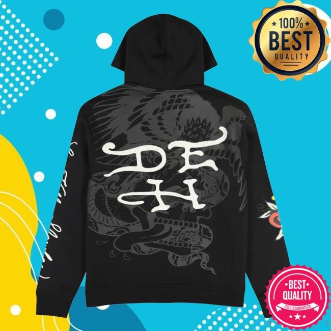 Official K-Momo Merch Ed Hardy Fire Skull Pullover Crewneck Sweatshirt