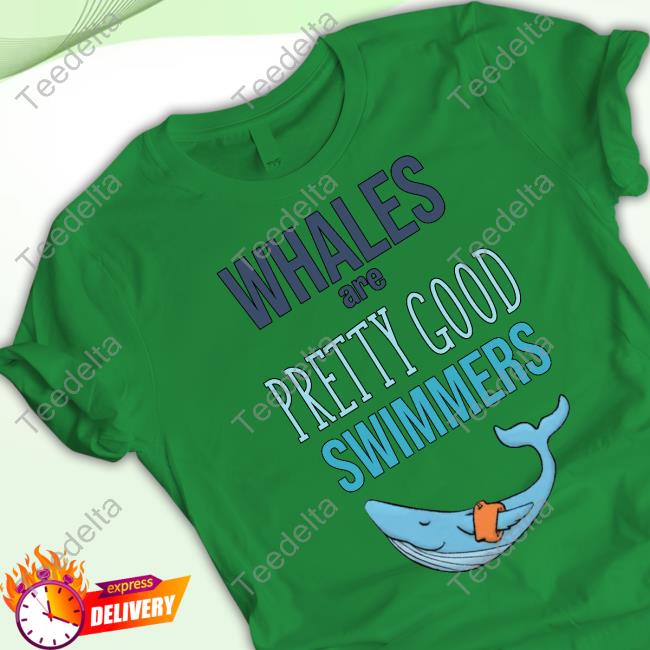 Awhalefact Merch Whales Are Pretty Good Swimmers Long Sleeve
