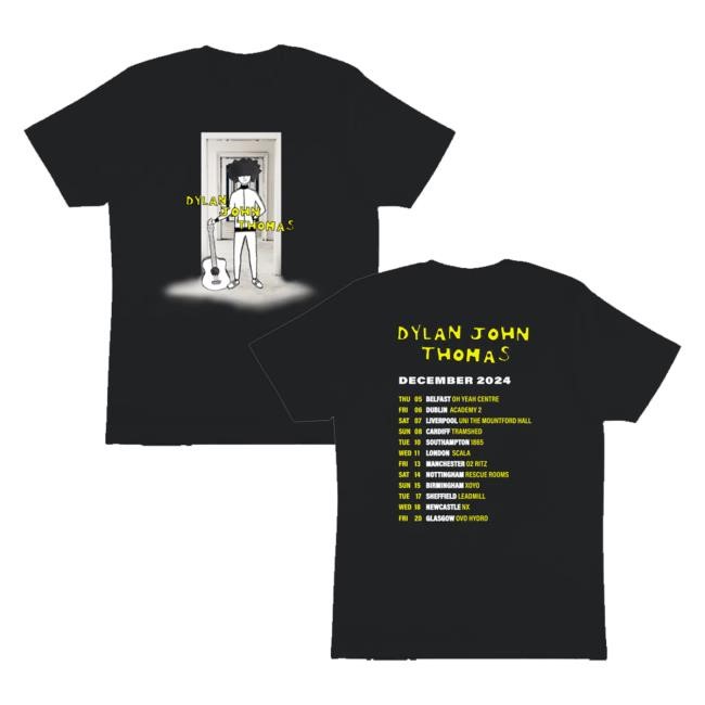 Trending Dylan John Thomas Merch Store Tour Funny Shirt