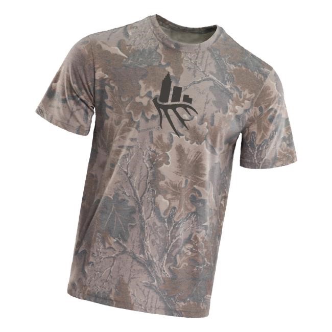 Official Seek One Merch Faded Camo Logo Tee Shirt